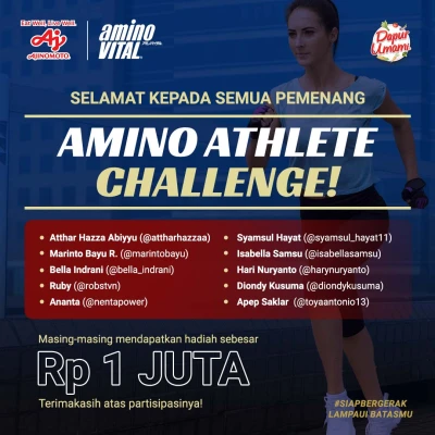 PEMENANG AMINO ATHLETE CHALLENGE